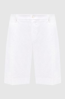 Белые шорты с льном