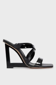 Женские черные кожаные мюли Черный 37 Schutz S2131800090005U