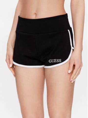 Guess Спортивні шорти E3GD05 KBP41 Чорний Regular Fit