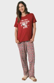 Женская пижама (футболка, брюки) Snoopy Разноцветный XS womensecret 3134026