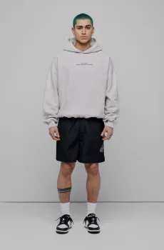 Мужское серое худи Oversized Universe H GOTS Серый M Preach 206271