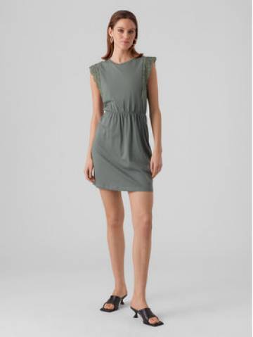 Vero Moda Повсякденна сукня Hollyn 10265206 Зелений Regular Fit Vero Moda Повсякденна сукня Hollyn 10265206 Зелений Regular Fit