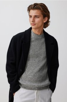 Reserved - Текстурований джемпер - кремовий - 439FX-01M