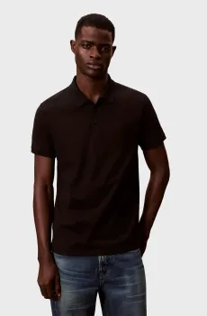 Мужское черное поло SMOOTH Черный XXL Calvin Klein Jeans LV040HM281