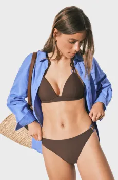 Женские коричневые трусики от купальника Коричневый M womensecret 6463661