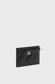 Женский черный кожаный кардхолдер Черный ONESIZE Bimba Y Lola 242BBA603.13000