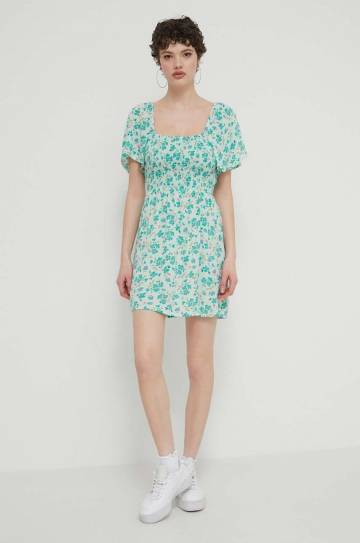 Платье Billabong цвет бирюзовый mini прямое ABJWD00668 Платье Billabong цвет бирюзовый mini прямое ABJWD00668