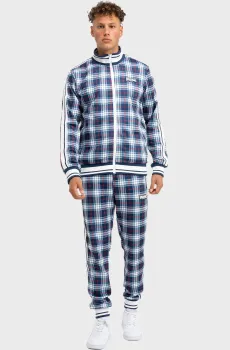 Мужской спортивный костюм в клетку (кофта, брюки) WEMBELY Разноцветный XL Lonsdale 117733