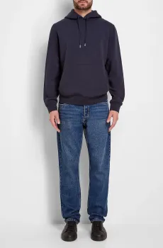 Мужское темно-синее худи Синий S Woolrich OSW0224MRUT3684