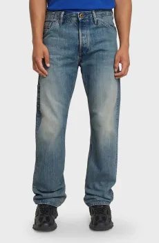 Мужские синие джинсы Dakota Logger Regular Straight Синий 31-32 G-Star RAW D26310,D499