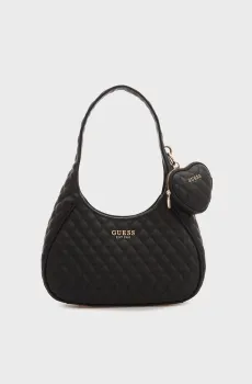 Женская черная сумка ATABEY HOBO Черный ONESIZE Guess HWQG9894010