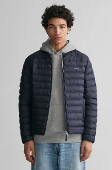 Мужская темно-синяя куртка QUILTED COLLARED Синий 3XL Gant 7006300