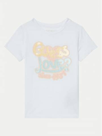 Guess Футболка K5RI06 K6YW4 Білий Regular Fit Guess Футболка K5RI06 K6YW4 Білий Regular Fit
