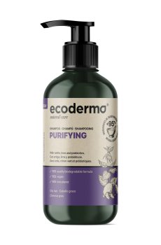 Шампунь Ecoderma Purifying Shampoo для глубокой очистки жирных волос, 500 мл
