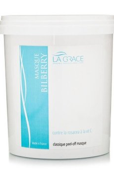 Альгинатная маска La Grace Черника, для чувствительной кожи лица, 200 г