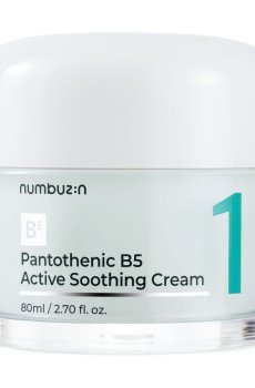 Успокаивающий крем для лица Numbuzin Pantothenic B5 Active Soothing Cream, 80 мл