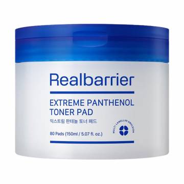 Увлажняющие тонер-педы для лица Real Barrier Extreme Panthenol Toner Pad с пантенолом, 150 мл, 80 шт Увлажняющие тонер-педы для лица Real Barrier Extreme Panthenol Toner Pad с пантенолом, 150 мл, 80 шт