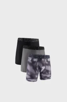 Мужские боксеры (3 шт) UA PERFORMANCE TECH MESH -PRINT 6  3pk Разноцветный XL Under Armour 1383885-024