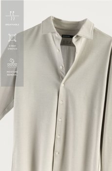 Reserved - Рубашка slim fit - бежевий - 545HT-08M