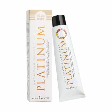 Тонирующая маска для волос Hipertin Platinum Nutritive Color Mask с гиалуроновой кислотой, 9310 Sandy Beige, 100 мл Тонирующая маска для волос Hipertin Platinum Nutritive Color Mask с гиалуроновой кислотой, 9310 Sandy Beige, 100 мл