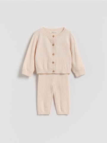 Reserved - Трикотажний комплект - кремовий - 947CY-01X