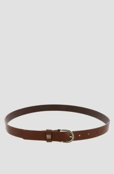 Женский коричневый кожаный ремень Коричневый 80 BOSS 50480650;215