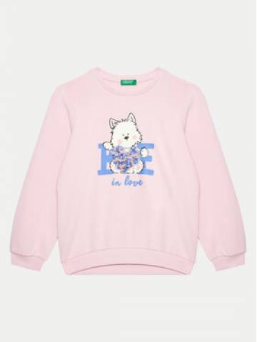 United Colors Of Benetton Світшот 3J68G10FU Рожевий Regular Fit United Colors Of Benetton Світшот 3J68G10FU Рожевий Regular Fit
