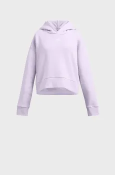 Детское сиреневое худи UA Rival Fleece Crop Hoodie Сиреневый 14 Under Armour 1379517-535