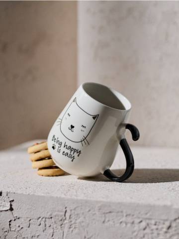 Чашка з принтом - різнобарвний