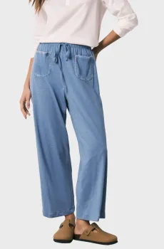 Женские голубые брюки Голубой XXL womensecret 3703234