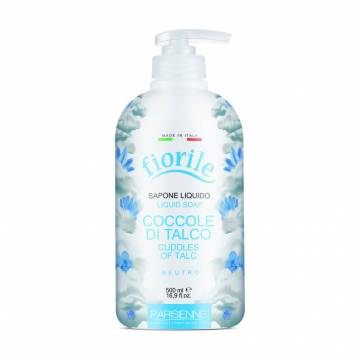 Жидкое мыло для рук Parisienne Fiorile Cuddles Of Talc Liquid Soap, 500 мл Жидкое мыло для рук Parisienne Fiorile Cuddles Of Talc Liquid Soap, 500 мл