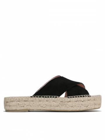 Manebi Еспадрильї Double Sole X Bands Sandals K 1.0 DX Чорний Manebi Еспадрильї Double Sole X Bands Sandals K 1.0 DX Чорний