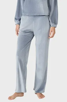 Женские голубые вельветовые брюки BRADLEY Голубой M Etam 6555531