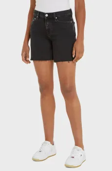 Женские черные джинсовые шорты MADDIE MD Черный 25 Tommy Jeans DW0DW18330