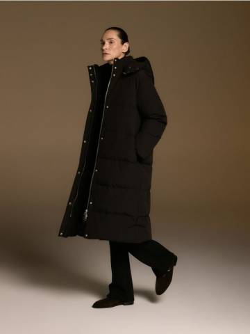 Reserved - LADIES` COAT - чорний - 218HF-99X Reserved - LADIES` COAT - чорний - 218HF-99X