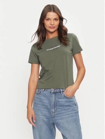 Guess Jeans Футболка W4YI03 J1314 Хакі Slim Fit Guess Jeans Футболка W4YI03 J1314 Хакі Slim Fit