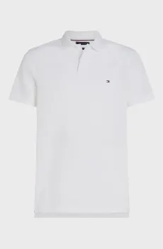 Мужское белое поло BUBBLE Белый M Tommy Hilfiger MW0MW39306