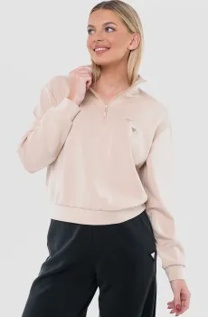 Женская бежевая спортивная кофта Бежевый S Guess V5RQ10.KCAY2;G1L9