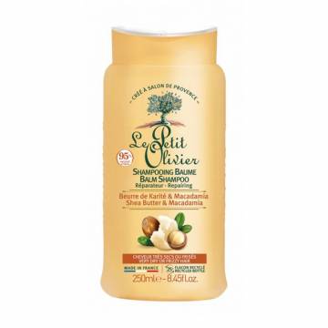 Питательный шампунь Le Petit Olivier Repairing Balm Shampoo для сухих, вьющихся волос, с маслом Ши и макадамией, 250 мл Питательный шампунь Le Petit Olivier Repairing Balm Shampoo для сухих, вьющихся волос, с маслом Ши и макадамией, 250 мл