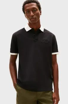 Мужское черное поло CLASSIC Черный S Tommy Hilfiger MW0MW41622