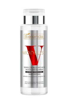 Увлажняющая и успокаивающая мицеллярная вода Bielenda V-Modelist, 400 мл