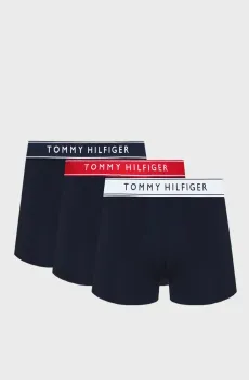Мужские темно-синие боксеры (3 шт) TRUNK WB Синий M Tommy Hilfiger UM0UM03881
