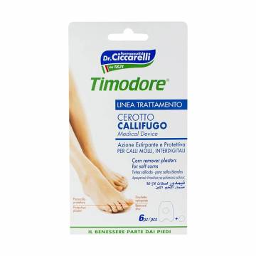Пластыри для мягких мозолей между пальцами ног Dr. Ciccarelli Timodore Corn Remover, 6 шт Пластыри для мягких мозолей между пальцами ног Dr. Ciccarelli Timodore Corn Remover, 6 шт
