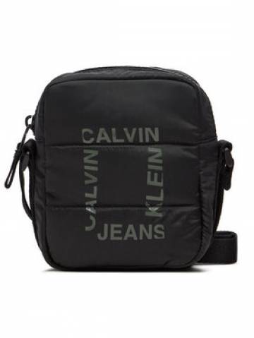 Calvin Klein Jeans Плоска сумка Grid Logo IU0IU00649 Чорний Calvin Klein Jeans Плоска сумка Grid Logo IU0IU00649 Чорний