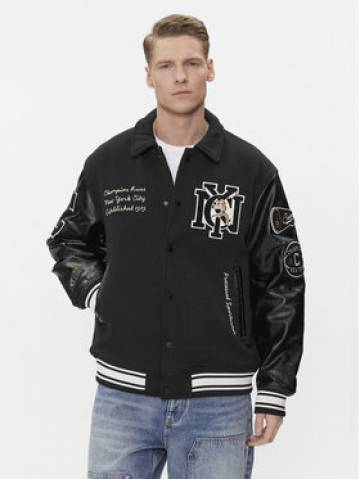 Champion Куртка бомбер 219993 Чорний Regular Fit Champion Куртка бомбер 219993 Чорний Regular Fit
