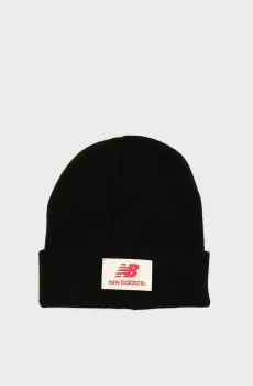 Черная шапка Troy Beanie Черный ONESIZE New Balance H7763