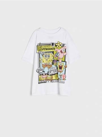 Футболка SpongeBob - білий Футболка SpongeBob - білий