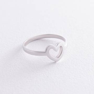Серебряное кольцо "Сердечко" 7050 Серебряное кольцо "Сердечко" 7050
