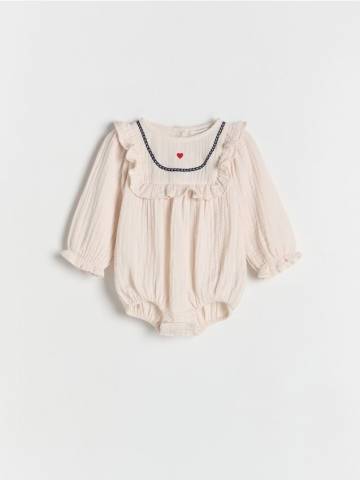 Reserved - BABIES` BODY SUIT - кремовий - 4620S-01X Reserved - BABIES` BODY SUIT - кремовий - 4620S-01X