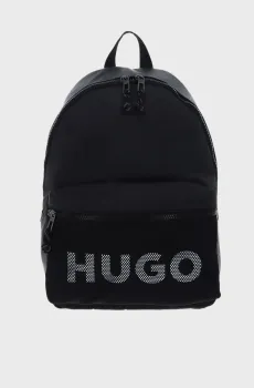 Мужской черный рюкзак Черный ONESIZE HUGO 50523494;001